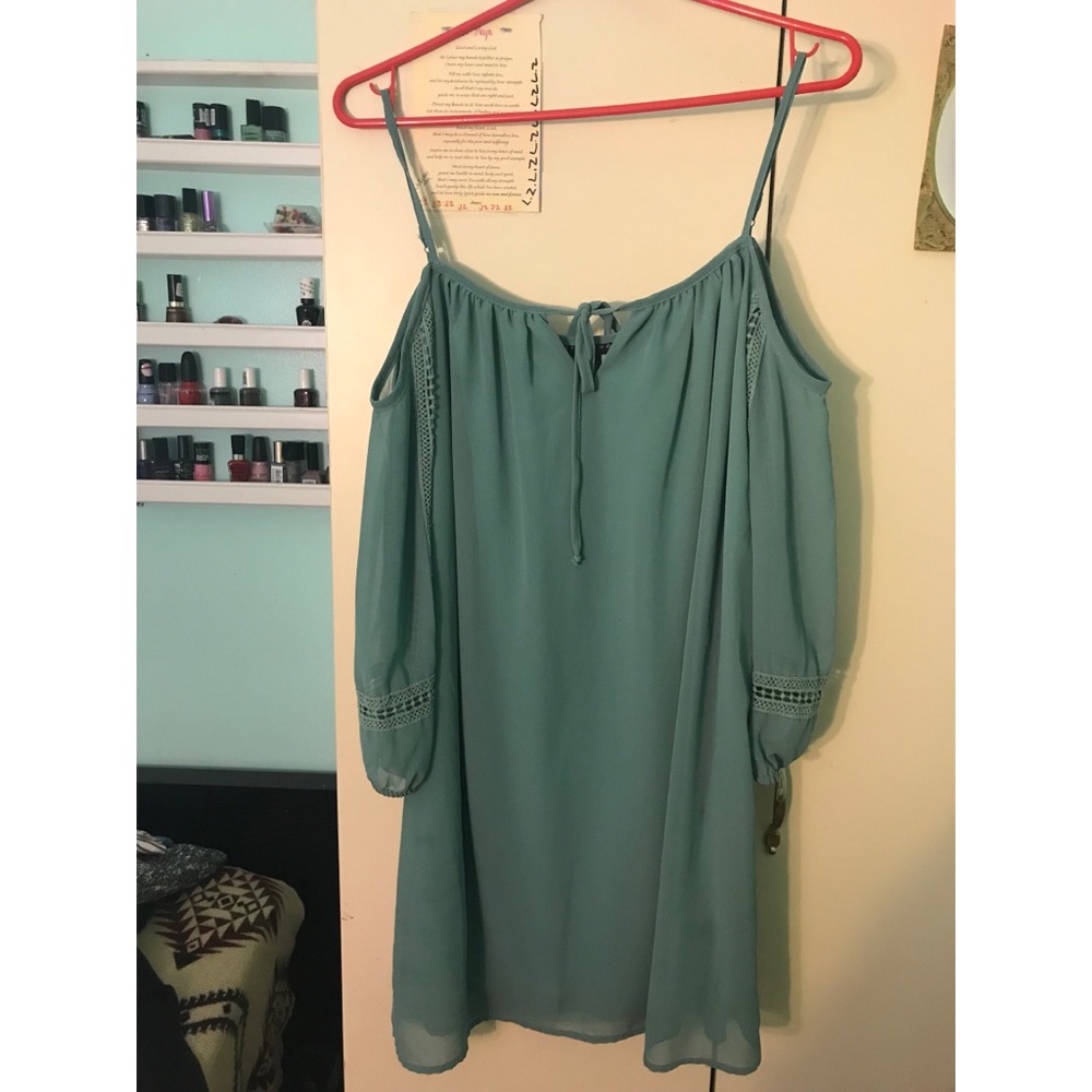 Cold shoulder dress